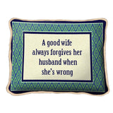 Good Wife Pillow