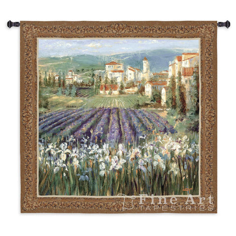 Provencal Village Wall Tapestry