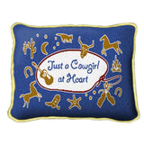 Cowgirl At Heart Pillow