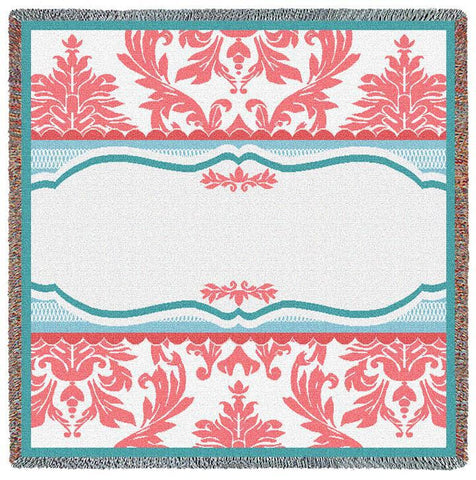 Damask Girl Small Blanket