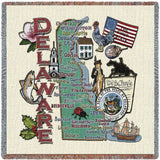 Delaware State Small Blanket
