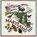 Maryland State Small Blanket