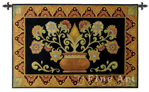 Mexican Potted Folk Wall Tapestry