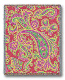 Paisley Pink Tapestry Blanket