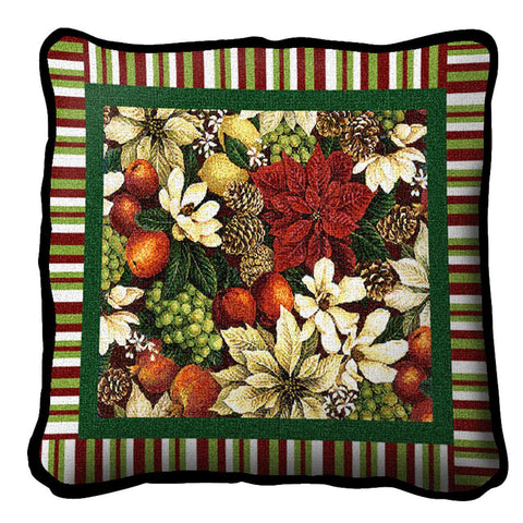 Magnolia Poinsetta Pillow