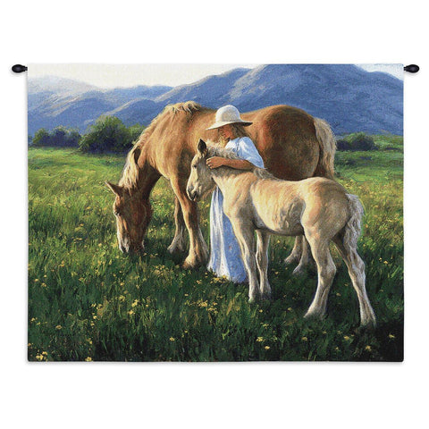 Beautiful Blondes Wall Tapestry With Rod