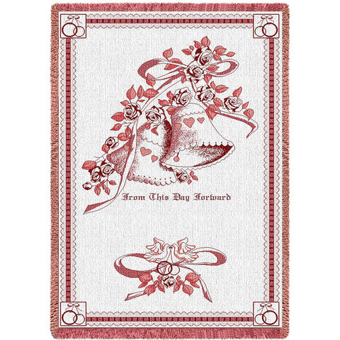 Matrimony Cranberry and Pink Blanket