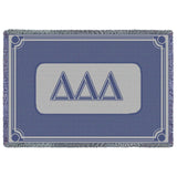 Delta Delta Delta Letters Blanket