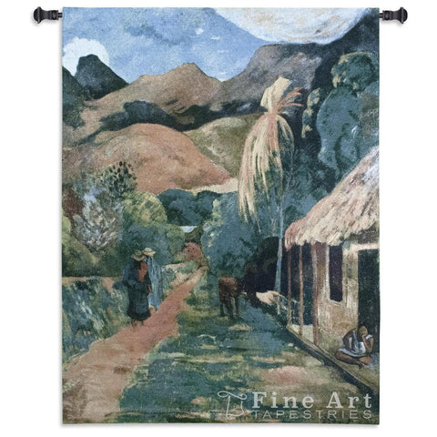 Street in Tahiti Wall Tapestry