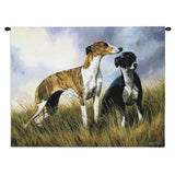 Greyhounds Wall Tapestry with Rod