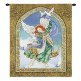 Peaceful Angel Wall Tapestry With Rod