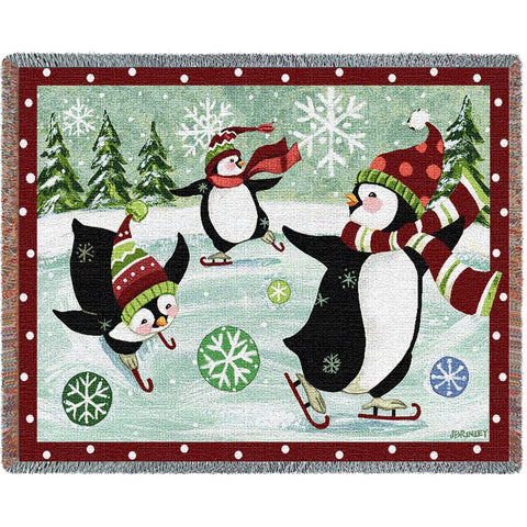 Christmas Penguin Blanket