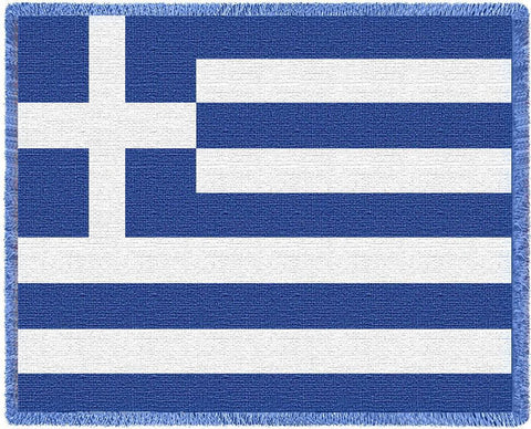 Greece Flag Blanket