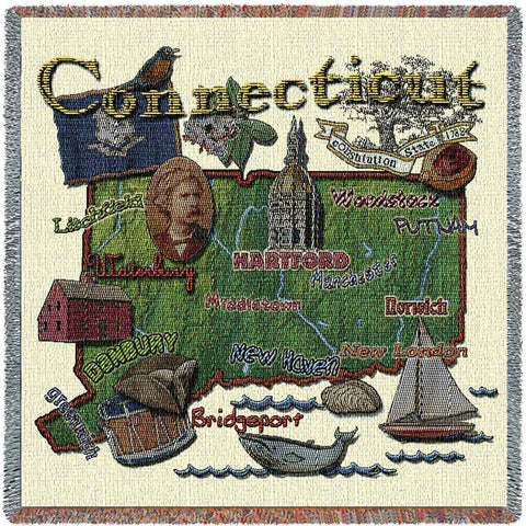 Connecticut State Small Blanket