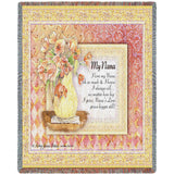 Serif Silver Wall Tapestry