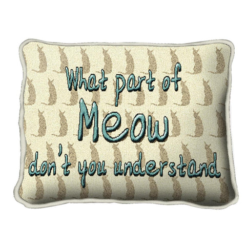 What Part Of Meow Pillow