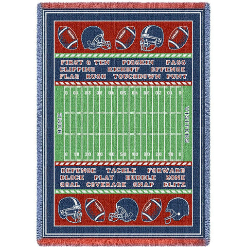 Football Field Blanket