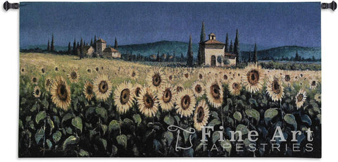 Tuscan Pan Sunflower Wall Tapestry
