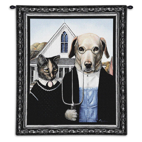 Animal Gothic Wall Tapestry With Rod