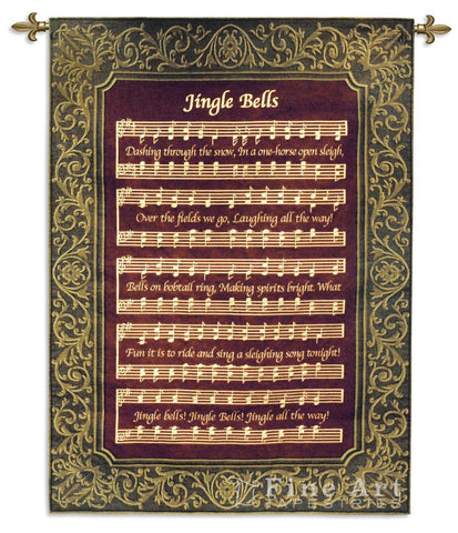 Jingle Bells Wall Tapestry