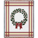 Christmas Wreath Blanket