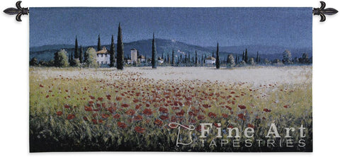 Tuscan Pan Poppies Wall Tapestry
