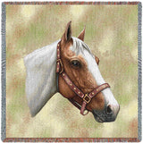 Pinto Horse Small Blanket