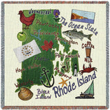 Rhode Island State Small Blanket