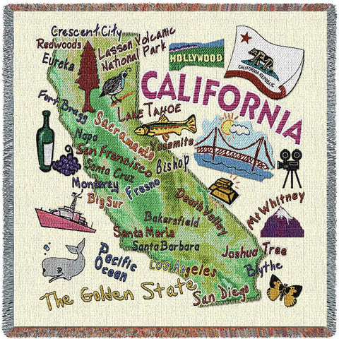California State Small Blanket