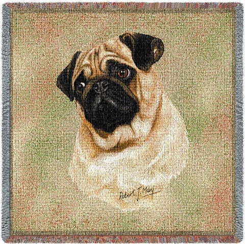 Pug Small Blanket
