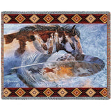 Galerie Du Bord Large Wool and Cotton Wall Tapestry