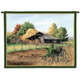 End Of Harvest Wall Tapestry With Rod