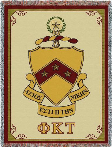 Phi Kappa Tau Crest Blanket