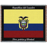 Ecuador Flag Blanket
