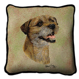 Border Terrier II Pillow Cover