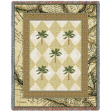Colonial Palms Blanket