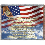 Police Officers Prayer Blanket