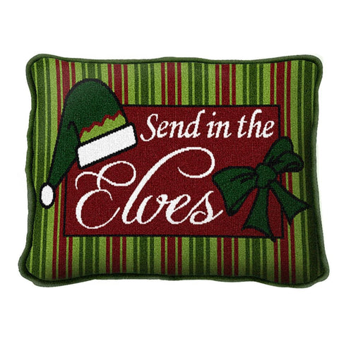 Send In The Elves Pillow