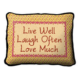 Live Laugh Love Pillow