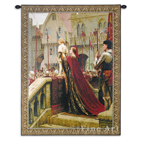 A Little Prince Likely in Time to Bless a Royal Throne Small Wall Tapestry