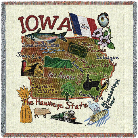 Iowa State Small Blanket