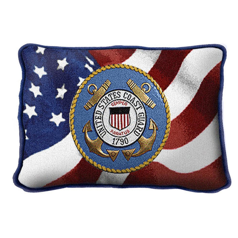 Coast Guard Logo Pillow