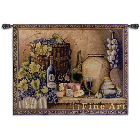 Wine Tasting Medium Wall Tapestry