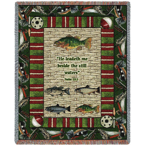 Memorial Gone Fishing Blanket