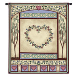 Love Quilt II Wall Tapestry With Rod