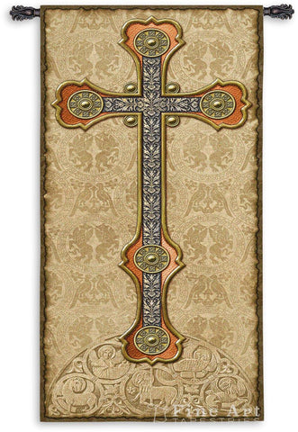 Vertical Cross Wall Tapestry