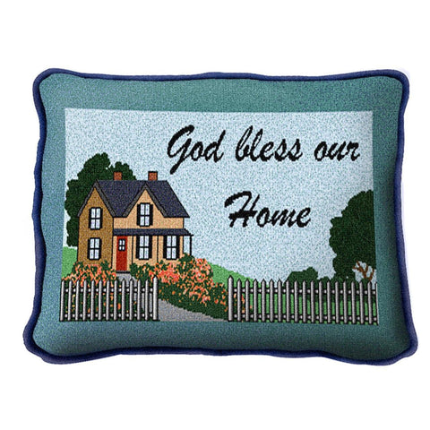 God Bless Our Home Pillow