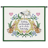 Lullabye and Goodnight Wall Tapestry With Rod