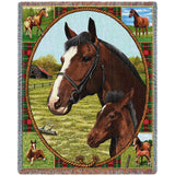 Thoroughbred Mare and Foal Blanket
