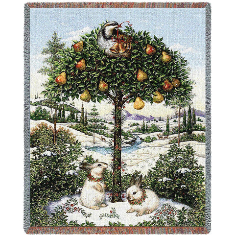 Partridge In A Pear Tree Blanket
